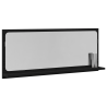 Espejo de baño  Roble Negro 90x10.5x37 cm de madera de ingeniería 3