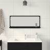 Espejo de baño  Roble Negro 90x10.5x37 cm de madera de ingeniería 4