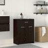 Armario de baño  Negro Roble 60x33x80 cm Madera 1