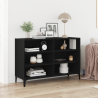 Sideboard  Carvalho Preto 103.5x35x70 cm de madeira de engenharia 1