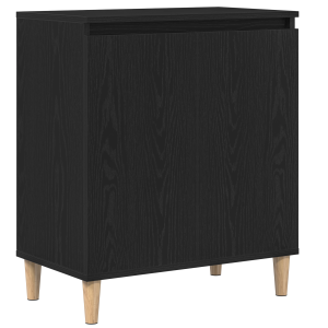 Sideboard  Preto Carvalho 60x35x70 cm Madeira de engenharia H