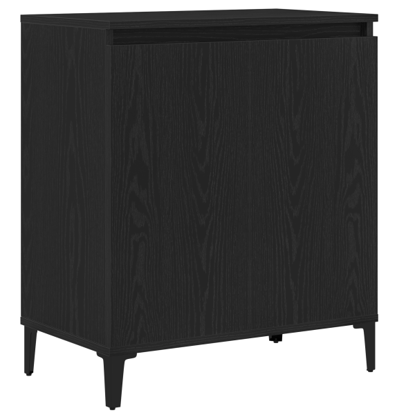 Sideboard  Negro Roble 60x35x70 cm Madera de Ingeniería M 2