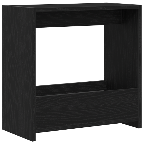 Mesa Auxiliar  Negro Roble 50x26x50 cm Madera Elaborada M 5