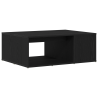 Mesa de centro madera de ingeniería roble negro 90x67x33 cm 2