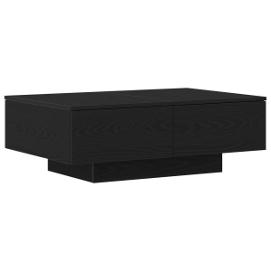 Mesa de café  Negra de Roble 90x60x31 cm de Madera H