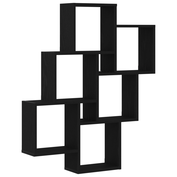 Armário de parede  em carvalho preto 78x15x92 cm em madeira revestida M 2