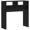 Mesa Consola Roble Negro - 78x30x80 cm - Hecha de Madera Elaborada 2