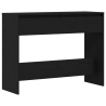 Mesa Console de Carvalho Preto  - 100x35x76.5 cm - Madeira de engenharia 2