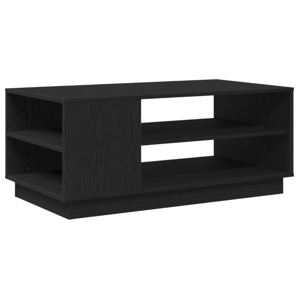 Mesa de café de roble negro  102x55x43 cm hecha de madera aglomerada M 5