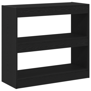 Cabinet de libros de roble negro  - 80x30x72 cm H