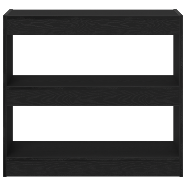 Cabinet de libros de roble negro  - 80x30x72 cm M 5