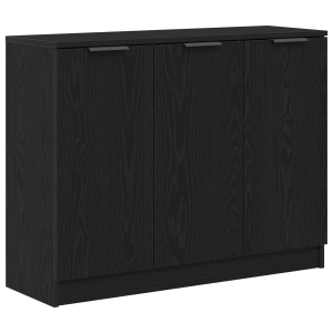 buffet  Preto Carvalho 90.5x30x70 cm Madeira Engenharia H
