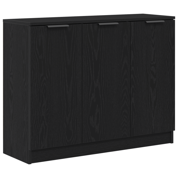 buffet  Preto Carvalho 90.5x30x70 cm Madeira Engenharia M 2