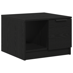 Mesa de centro madera de ingeniería roble negro 50x50x36 cm H