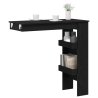 Mesa de Bar - Roble Negro - 102x55x103.5 cm - Hecha de Madera Elaborada 3