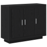 Sideboard  Preto Carvalho 92x35x75 cm Madeira de engenharia 2