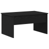 Mesa de Café de Carvalho Preto  - 80 x 50.5 x 41.5 cm 2