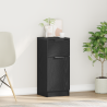 Aparador Preto Carvalho 30x30x70 cm Madeira engenheirada 1