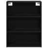 Armario Colgante de Pared Roble Negro 69.5 x 32.5 x 90 cm 5
