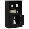 Highboard Carvalho Negro 60x35.5x103.5 cm Madeira engenheirada 3