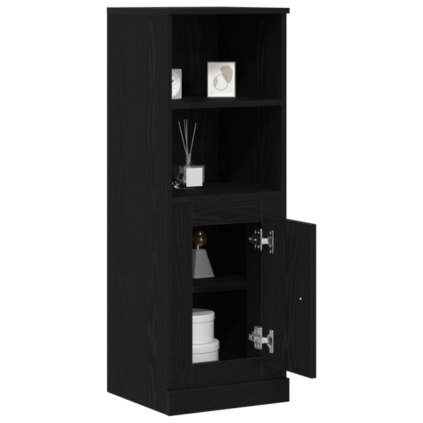 Highboard Carvalho Preto 36x35.5x103.5 cm Madeira Engenheirada M 3