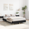 Estructura de cama madera ingeniería roble negro 120x200 cm 4