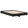 Cama  135x190 cm em Madeira de Carvalho Preta 5