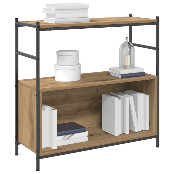 Estante para Livros  Artisan Carvalho 80x30x78.5 cm Madeira Engenharia M 3