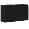 Buffet  Madeira de Carvalho Preto 101.5x35x70 cm 3