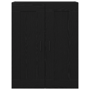 Armário de Parede  Carvalho Preto 69.5x34x90 cm Madeira de Engenharia H