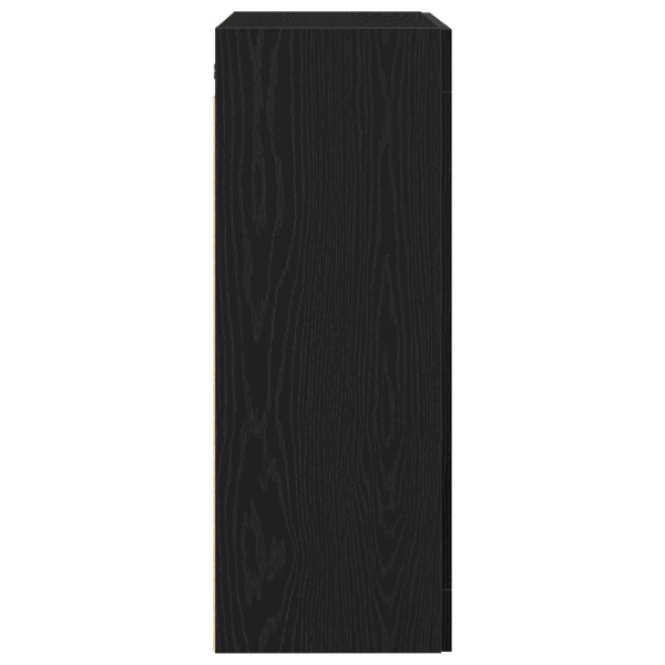 Armario de Pared  Negro Roble 69.5x34x90 cm Madera M 3
