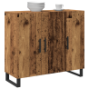 Sideboard  com 3 Portas em Madeira Antiga 90x34x80 cm em Madeira Encenada 3