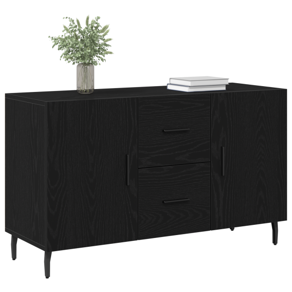 Buffet  Preto Carvalho 100x36x60 cm Madeira M 3