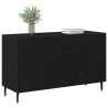 Buffet  Preto Carvalho 100x36x60 cm Madeira 3