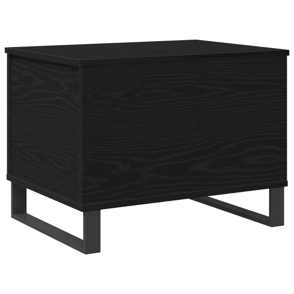 Mesa de centro tapa elevable madera roble negro 60x44.5x45 cm M 2