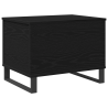 Mesa de Centro Lift Top Preto Carvalho 60x44.5x45 cm Madeira de Engenharia 2