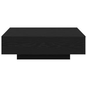 Mesa de centro madera de ingeniería roble negro 100x100x31 cm H