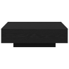 Mesa de centro madera de ingeniería roble negro 100x100x31 cm 2