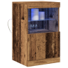 Sideboard  com Luzes LED Madeira Velha 41x37x67 cm 3