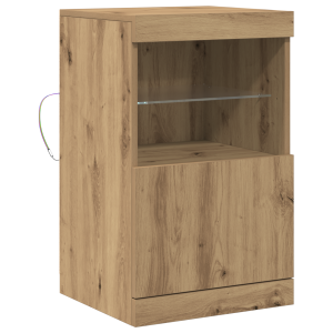 Sideboard  com Luzes LED Carvalho Artisan 41x37x67 cm H