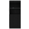 Sideboard  com Luzes LED Carvalho Preto 41x37x100 cm 5