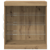 Sideboard  com Luzes LED Carvalho Artisan 60.5x37x67 cm 5