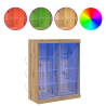 Sideboard con luces LED de Roble Artesano 41x37x100 cm 4