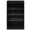 Buffet  com Luzes LED Carvalho Preto 41x37x67 cm 5