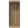 Sideboard com Luzes LED Carvalho Artesanal 41x37x100 cm 5