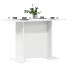 Mesa de Jantar  Branca 110x60x75 cm Madeira Engenharia 3