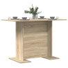 Mesa de comedor madera de ingeniería roble Sonoma 110x60x75 cm 3