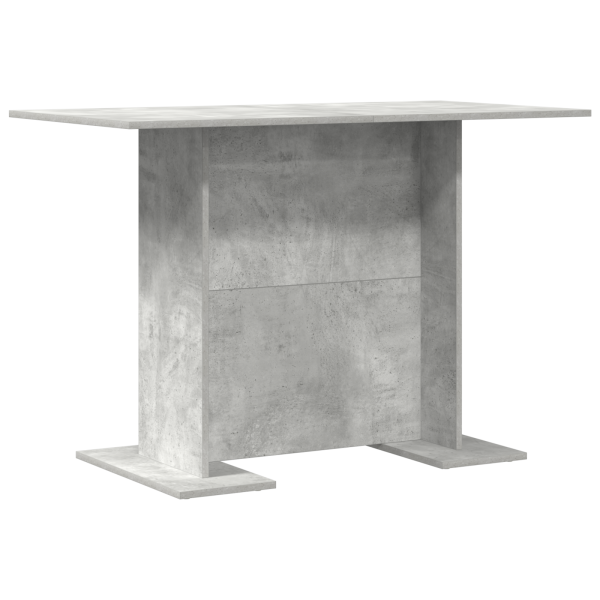 Mesa de jantar  Cinza Concreto 110x60x75 cm Madeira engenheirada M 2