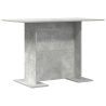 Mesa de jantar  Cinza Concreto 110x60x75 cm Madeira engenheirada 2