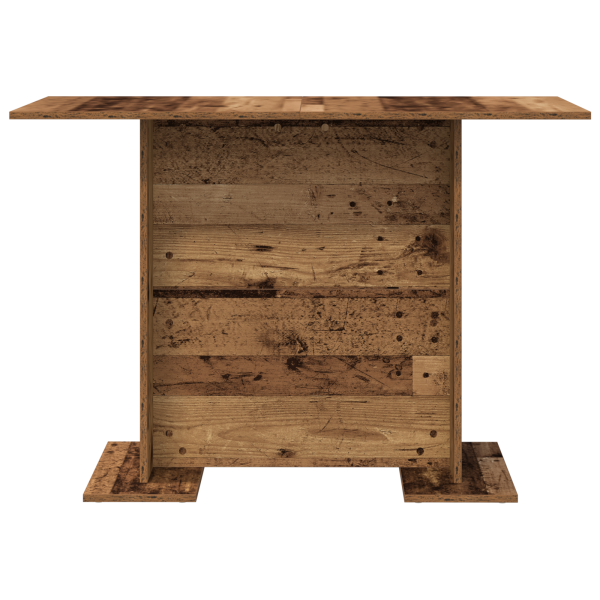 Mesa de comedor madera de ingeniería envejecida110x60x75cm M 5